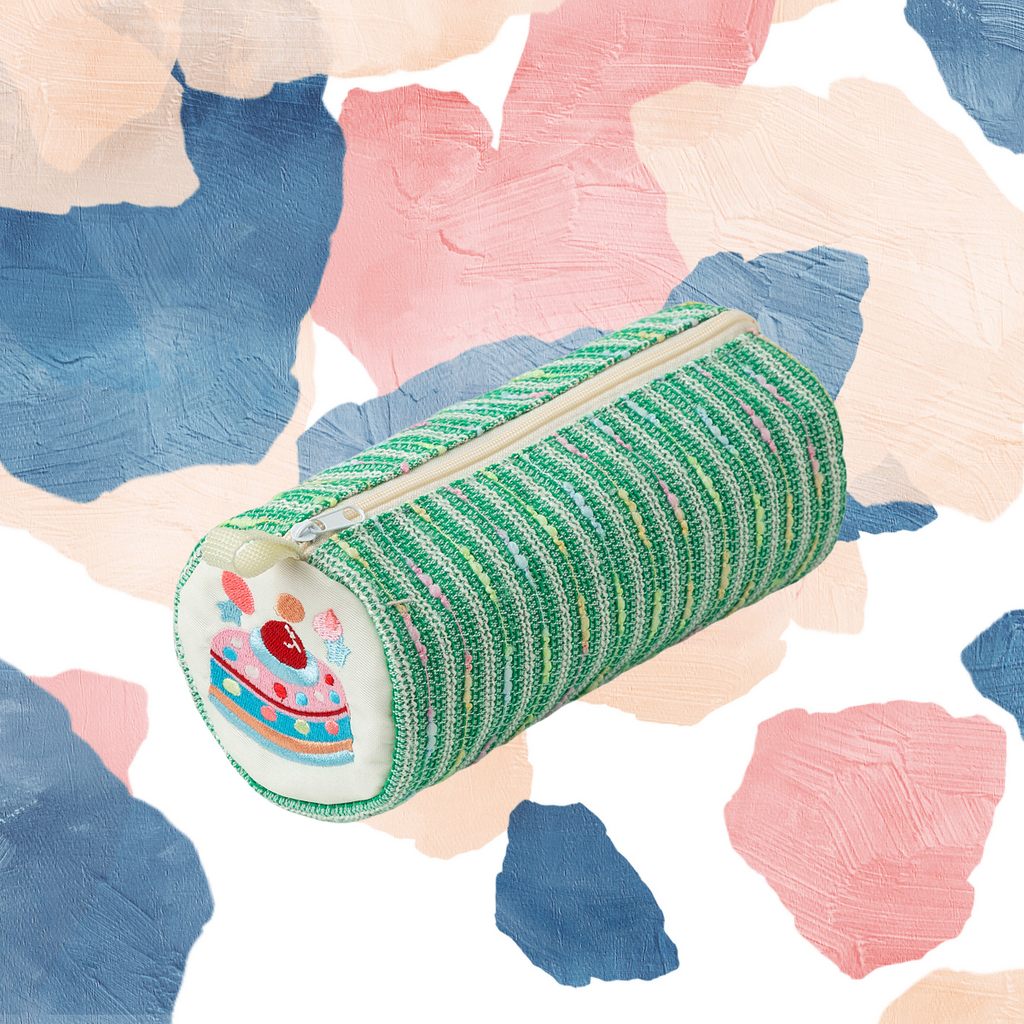 Trousse Gâteau aux Fraises – Vert Éclatant
