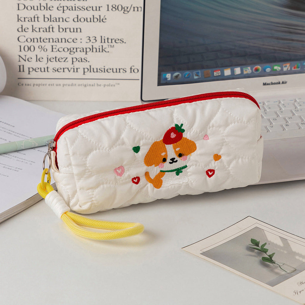 Trousse à stylos Chien Musicien