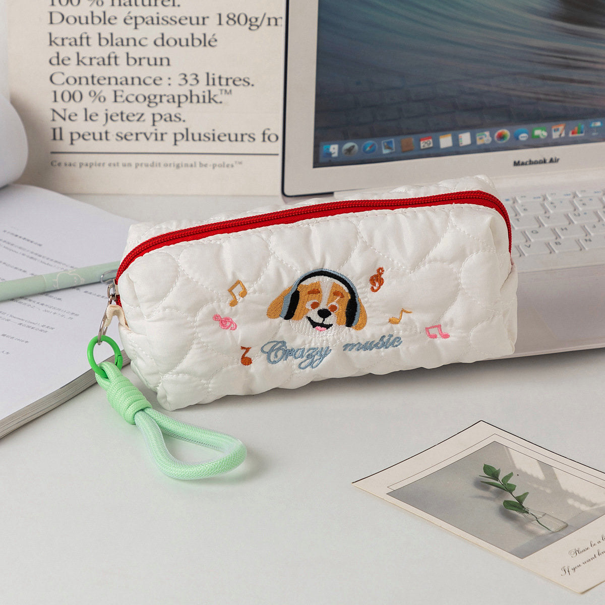 Trousse à stylos Chien Joyeux